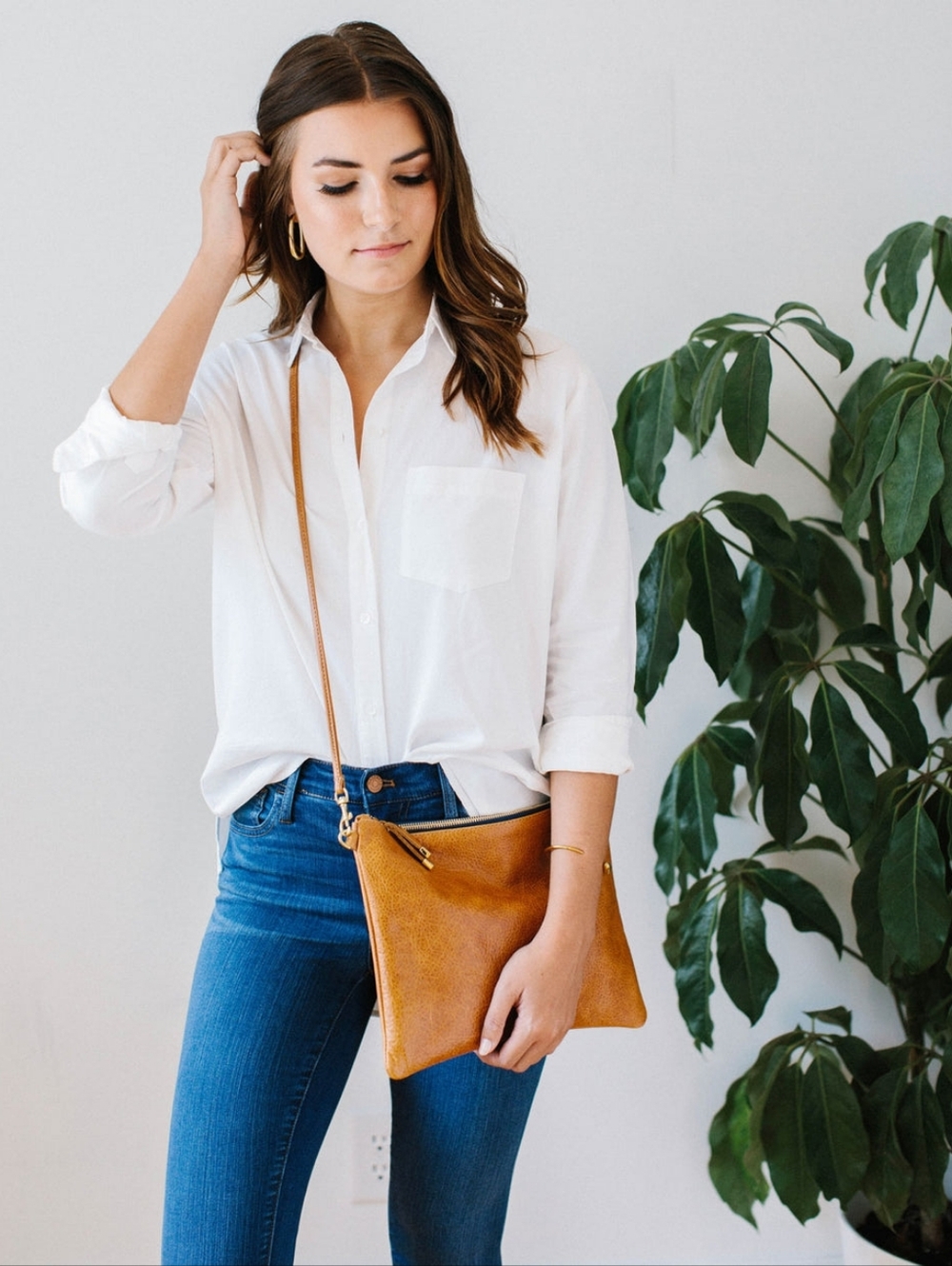 K. SLADE Madison Crossbody in Whisky